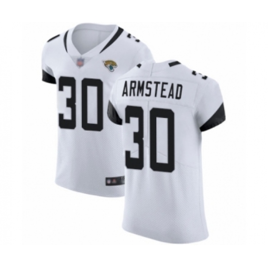 Men's Jacksonville Jaguars 30 Ryquell Armstead White Vapor Untouchable Elite Player Football Jersey