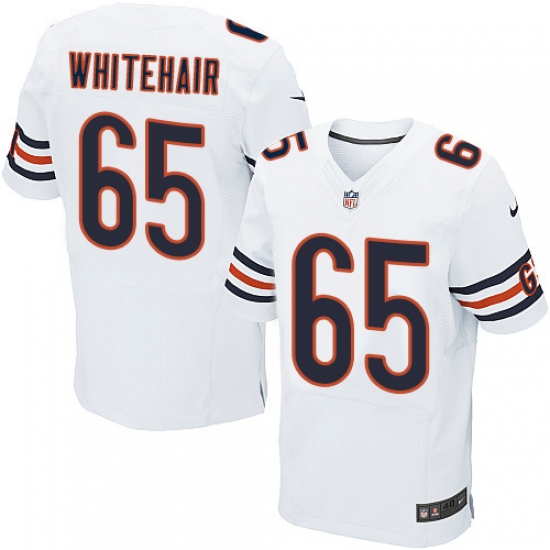 Men's Nike Chicago Bears 65 Cody Whitehair Elite White NFL Jersey