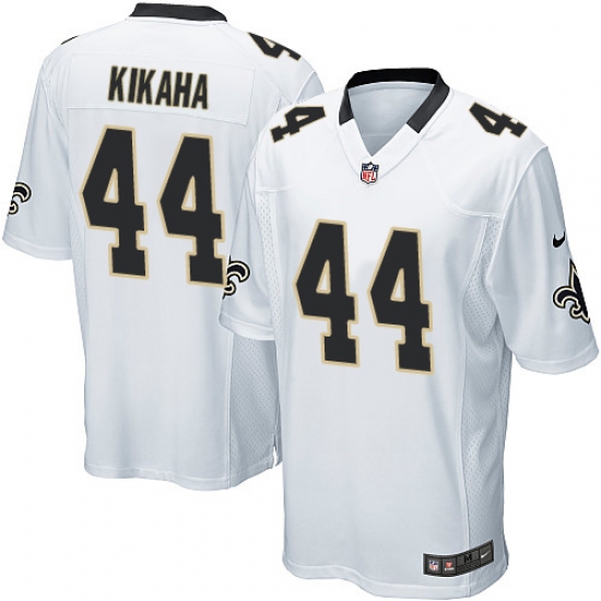 Men's Nike New Orleans Saints 44 Hau'oli Kikaha Game White NFL Jersey