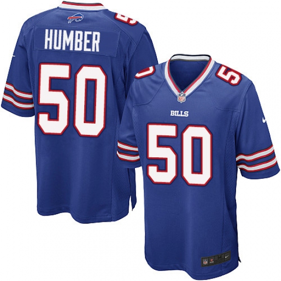 Men's Nike Buffalo Bills 50 Ramon Humber Game Royal Blue Team Color NFL Jersey