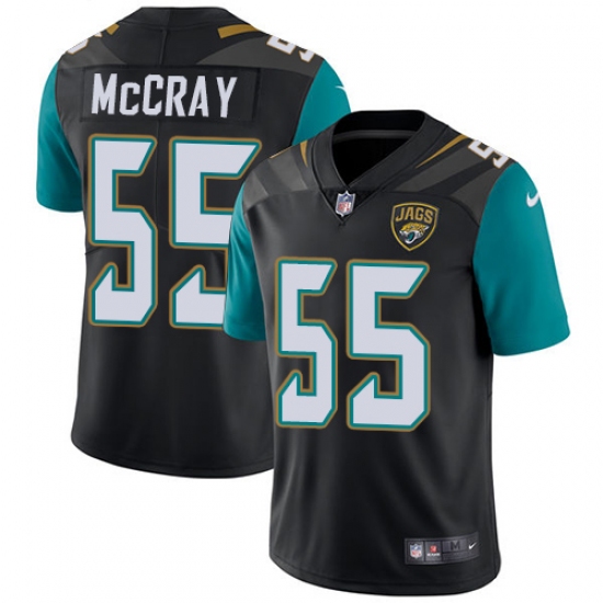 Youth Nike Jacksonville Jaguars 55 Lerentee McCray Black Alternate Vapor Untouchable Limited Player NFL Jersey