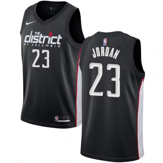 Women's Nike Washington Wizards 23 Michael Jordan Swingman Black NBA Jersey - City Edition