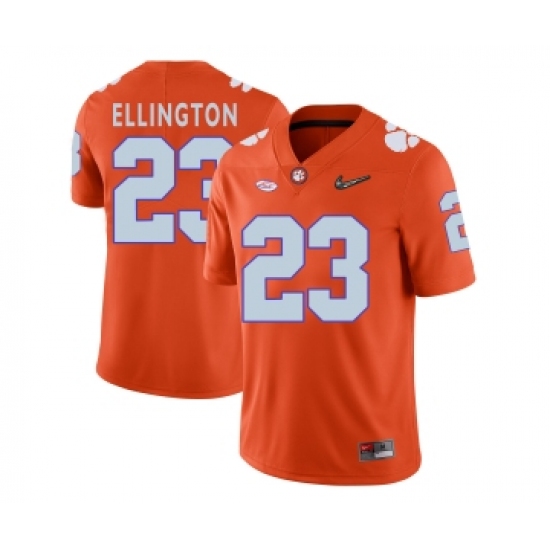 Clemson Tigers 23 Andre Ellington Orange With Diamond Logo College Football Jersey