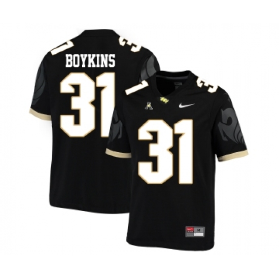 UCF Knights 31 Jeremy Boykins Black College Football Jersey