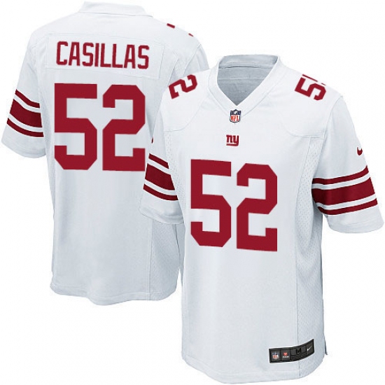 Men's Nike New York Giants 52 Jonathan Casillas Game White NFL Jersey