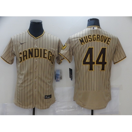 Men's Nike San Diego Padres 44 Joe Musgrove White Collection Baseball Jersey