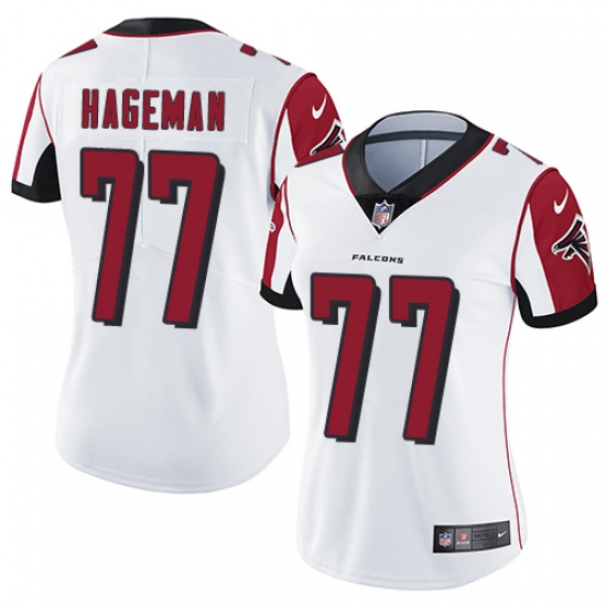 Women's Nike Atlanta Falcons 77 Ra'Shede Hageman Elite White NFL Jersey