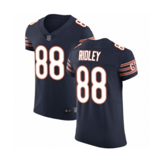 Men's Chicago Bears 88 Riley Ridley Navy Blue Team Color Vapor Untouchable Elite Player Football Jersey