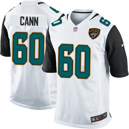 Men's Nike Jacksonville Jaguars 60 A. J. Cann Game White NFL Jersey