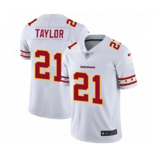 Men's Washington Redskins 21 Sean Taylor White Team Logo Cool Edition Jersey