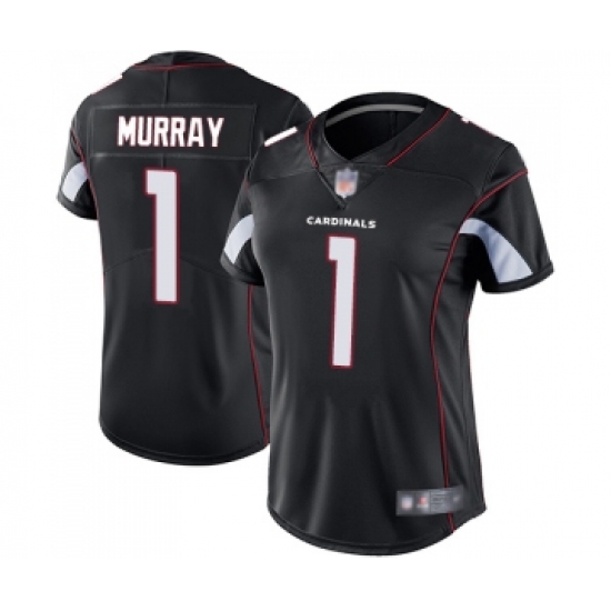 Women's Arizona Cardinals 1 Kyler Murray Black Alternate Vapor Untouchable Limited Player Football Jersey