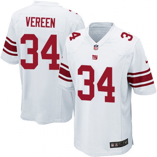 Men's Nike New York Giants 34 Shane Vereen Game White NFL Jersey