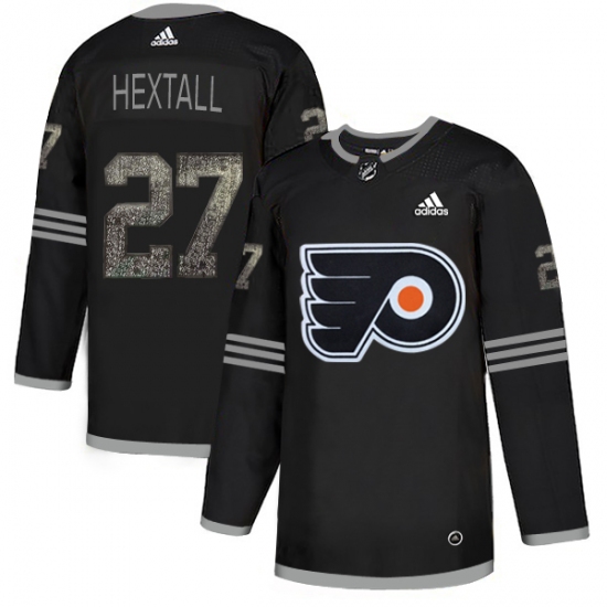 Men's Adidas Philadelphia Flyers 27 Ron Hextall Black Authentic Classic Stitched NHL Jersey