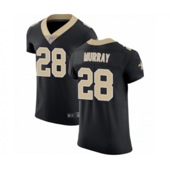 Men's New Orleans Saints 28 Latavius Murray Black Team Color Vapor Untouchable Elite Player Football Jersey