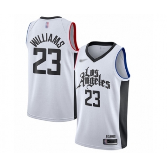 Women's Los Angeles Clippers 23 Louis Williams Swingman White Basketball Jersey - 2019 20 City Edition