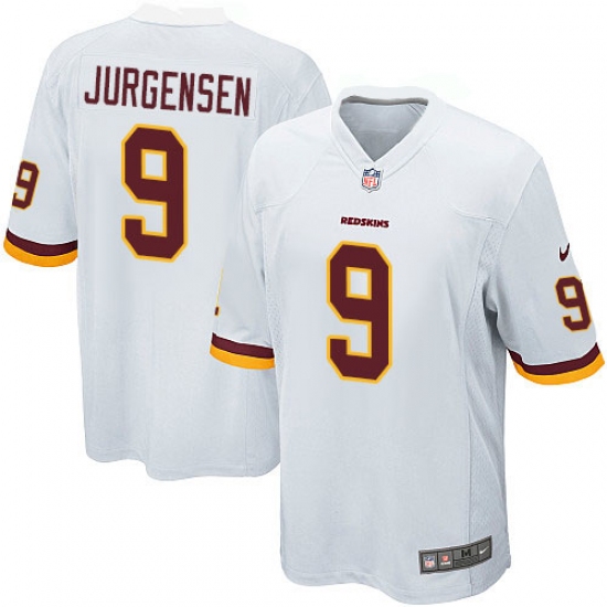 Men's Nike Washington Redskins 9 Sonny Jurgensen Game White NFL Jersey