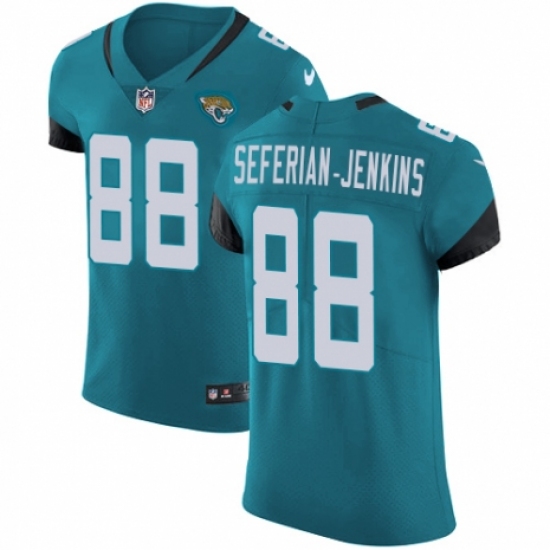 Men's Nike Jacksonville Jaguars 88 Austin Seferian-Jenkins Black Alternate Vapor Untouchable Elite Player NFL Jersey