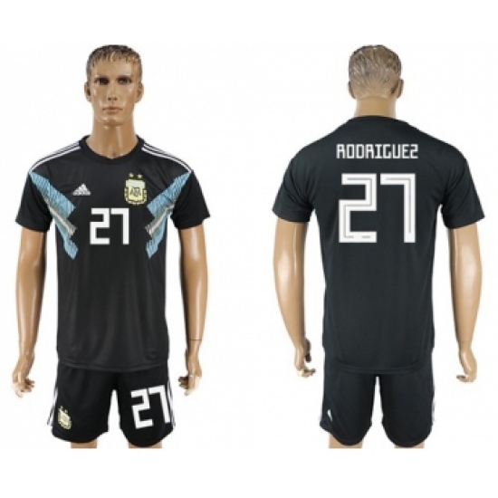 Argentina 27 Rodriguez Away Soccer Country Jersey