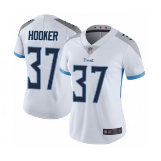 Women's Tennessee Titans 37 Amani Hooker White Vapor Untouchable Limited Player Football Jersey