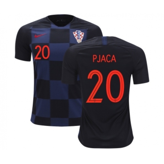 Croatia 20 Pjaca Away Soccer Country Jersey