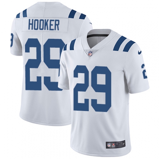 Men's Nike Indianapolis Colts 29 Malik Hooker White Vapor Untouchable Limited Player NFL Jersey