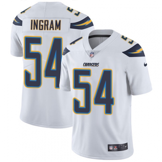 Men's Nike Los Angeles Chargers 54 Melvin Ingram White Vapor Untouchable Limited Player NFL Jersey