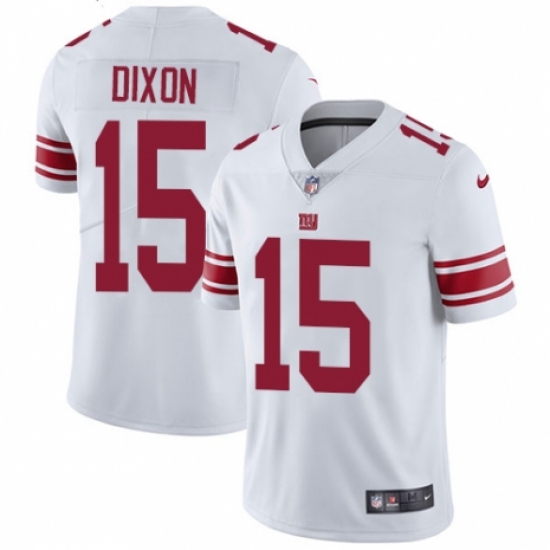 Youth Nike New York Giants 15 Riley Dixon White Vapor Untouchable Elite Player NFL Jersey