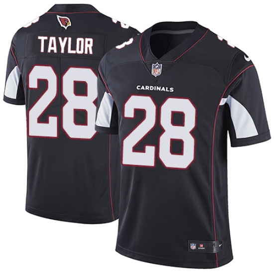 Men's Nike Arizona Cardinals 28 Jamar Taylor Black Alternate Vapor Untouchable Limited Player NFL Jersey