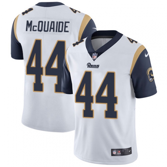 Youth Nike Los Angeles Rams 44 Jacob McQuaide White Vapor Untouchable Limited Player NFL Jersey