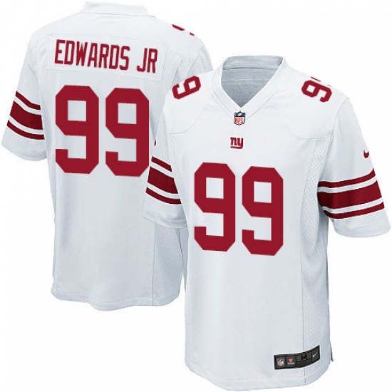 Men's Nike New York Giants 99 Mario Edwards Jr Game White NFL Jersey