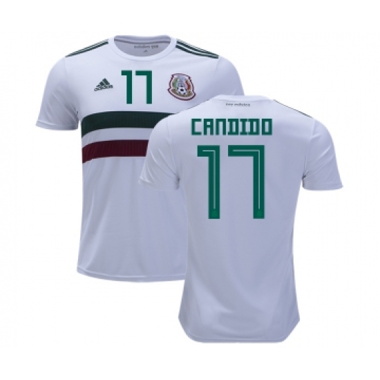 Mexico 17 Candido Away Soccer Country Jersey
