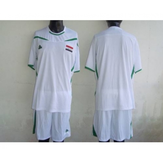 Iraq Blank White 2011 2012 Soccer Country Jersey