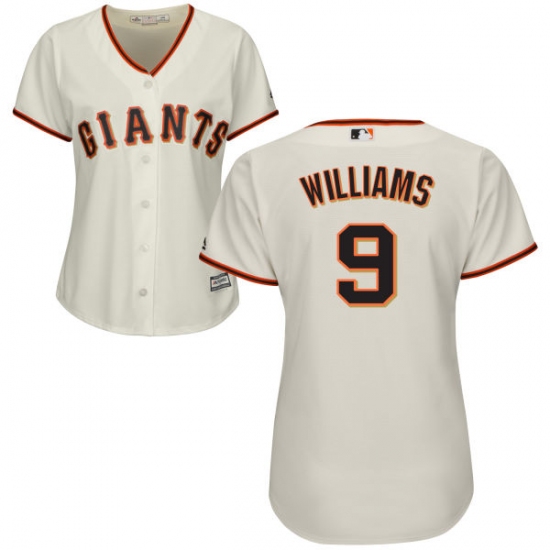 Women's Majestic San Francisco Giants 9 Matt Williams Replica Cream Home Cool Base MLB Jersey