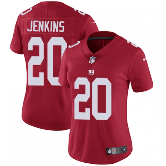 Women's Nike New York Giants 20 Janoris Jenkins Red Alternate Vapor Untouchable Limited Player NFL Jersey