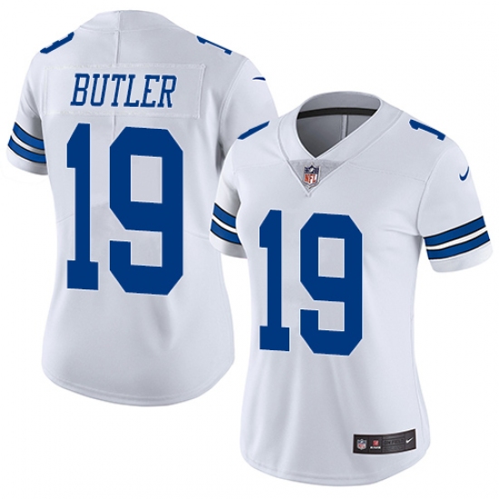 Women's Nike Dallas Cowboys 19 Brice Butler White Vapor Untouchable Limited Player NFL Jersey