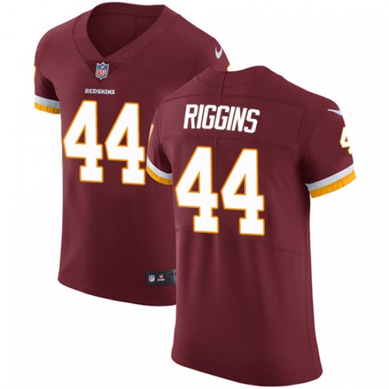 Men's Nike Washington Redskins 44 John Riggins Elite Burgundy Red Team Color NFL Jersey