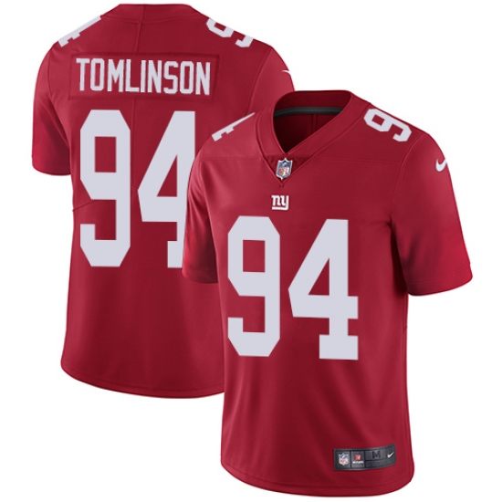 Youth Nike New York Giants 94 Dalvin Tomlinson Elite Red Alternate NFL Jersey