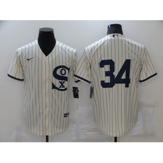 Men's Chicago White Sox 34 Michael Kopech Cream Game 2021 Field of Dreams Jersey