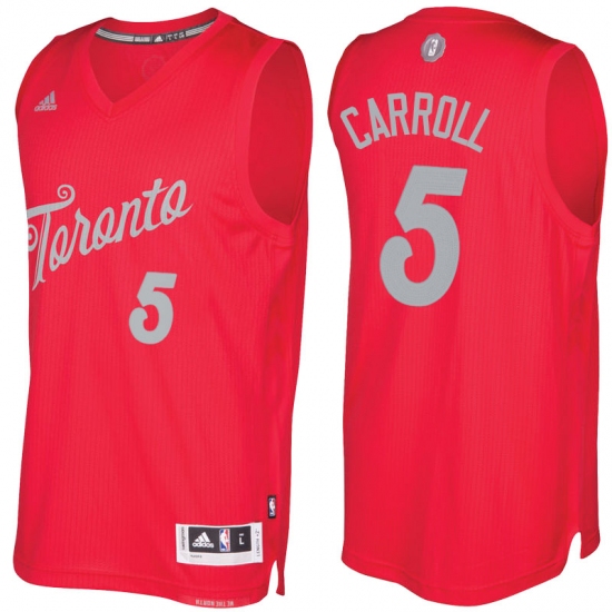 Men's Toronto Raptors 5 DeMarre Carroll Red 2016-2017 Christmas Day NBA Swingman Jersey