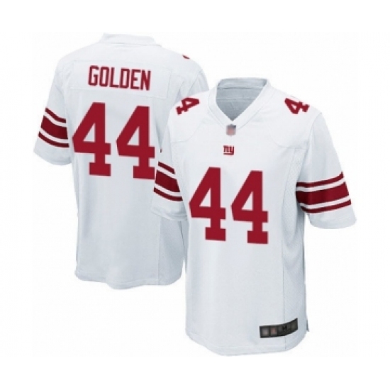 Men's New York Giants 44 Markus Golden Game White Football Jersey